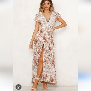 Bohemian Wrap Dress